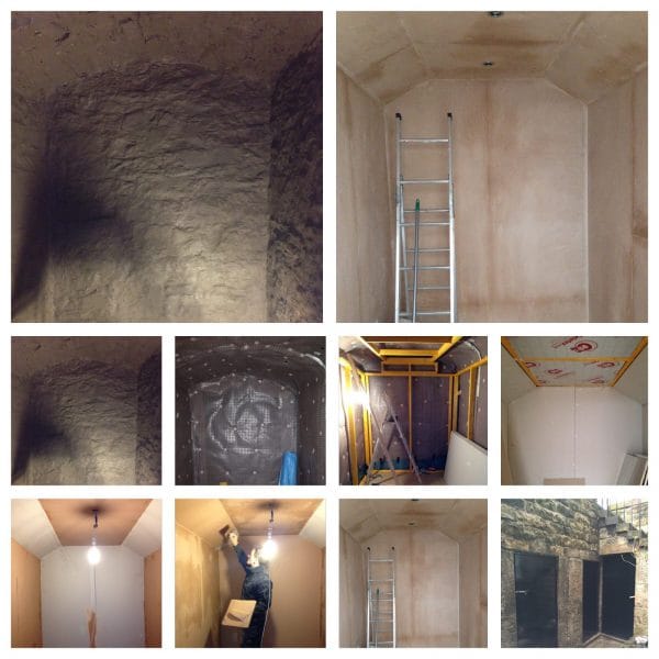 Completed Edinburgh New Town cellar conversion by Property Repair